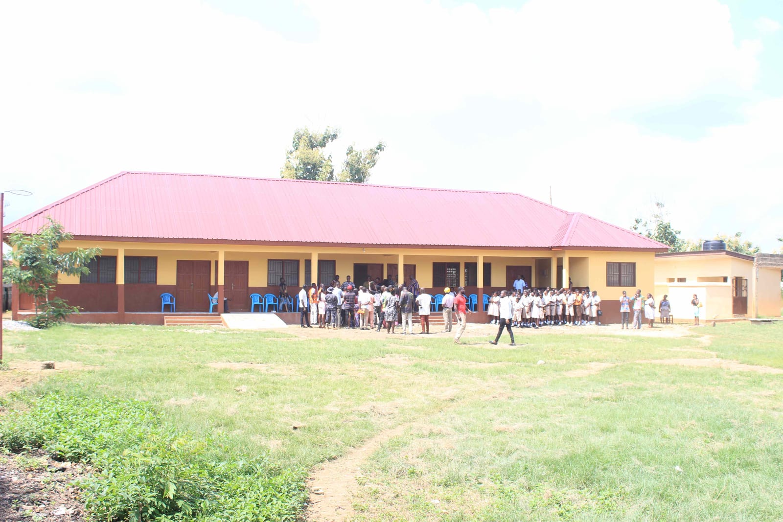6 Unit Classroom Block with Toilet Facility at Akyem Adukrom