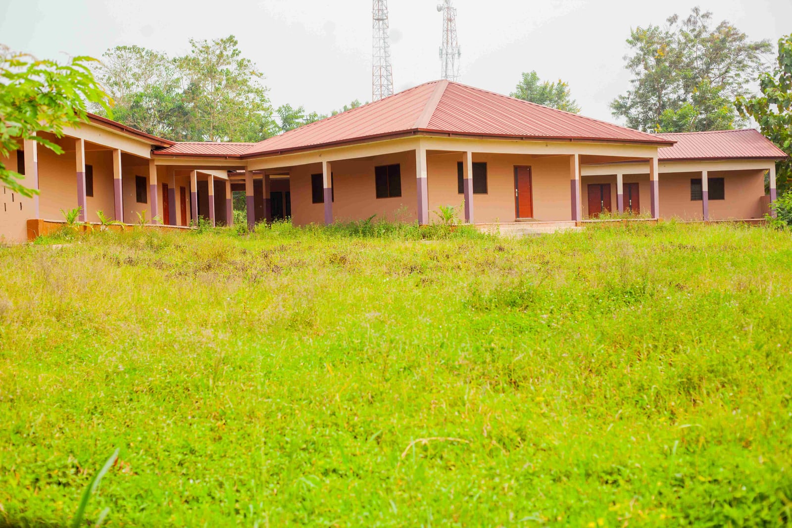 6 Unit Classroom Block with Science and Computer Lab at Apedwa M/A JHS