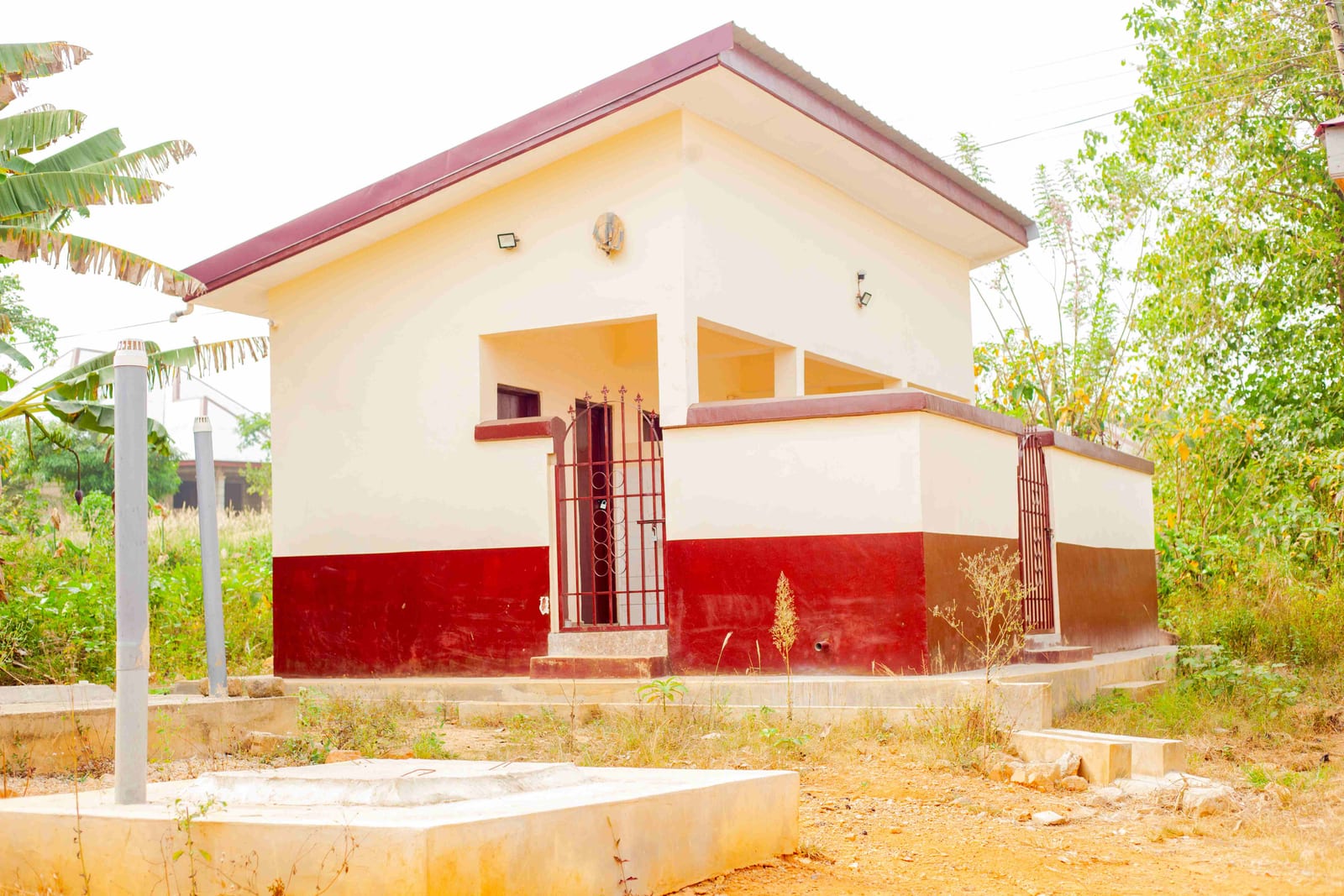 1No. 6 Seater Toilet Block with Mechanised Borehole at Akyem Asafo Salvation M/A JHS