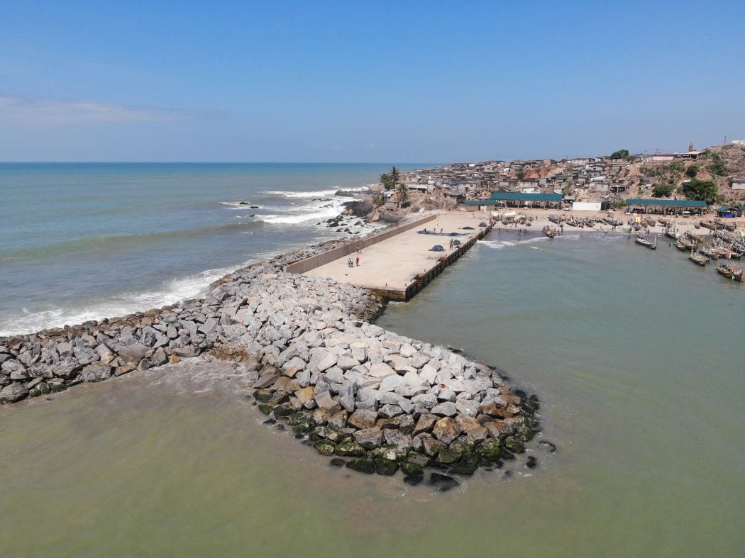 Construction of Coastal Fish Landing Site at Moree