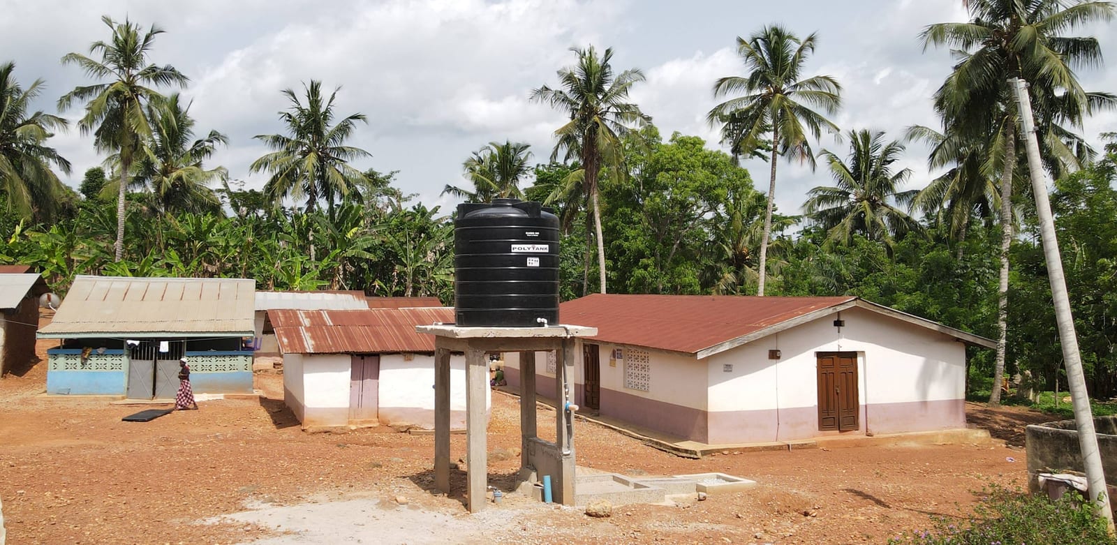 Construction of 1No. Mechanized Borehole with 5000 ltrs Overhead Tank at Nyamebekyere