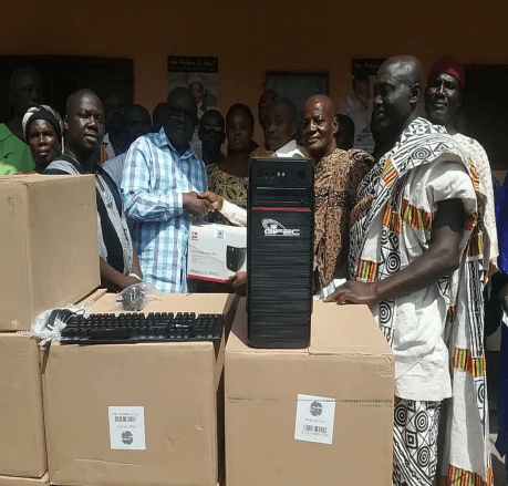 Distribution of 100 Computers to Selected Schools in the Afigya Kwabre North District