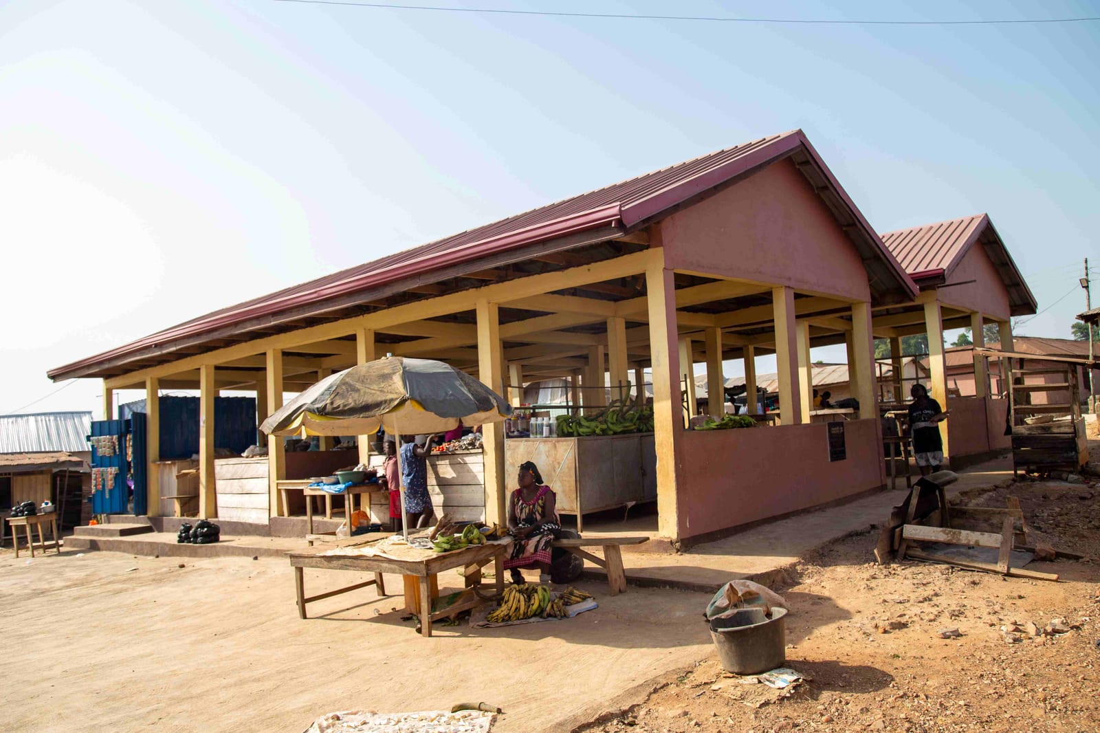 Construction of 1No. 24-Unit Market Stalls at Nkwantakese