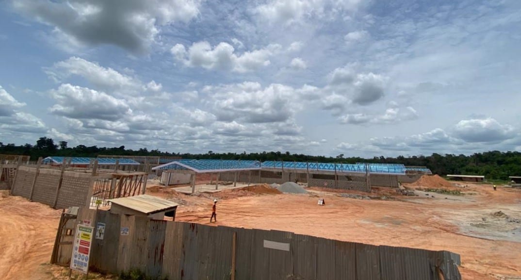 Construction of Agenda 111 District Hospital at Kunsu