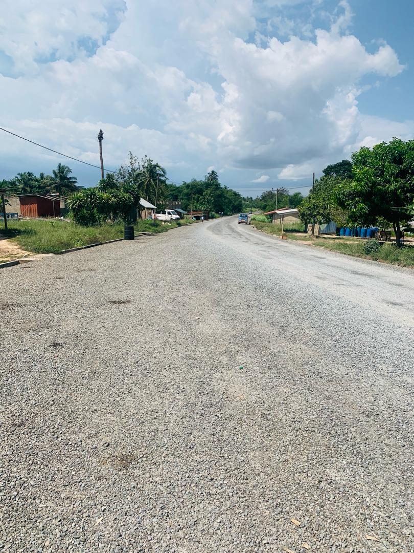 Construction of Ankyernyin junction-Egyam Road