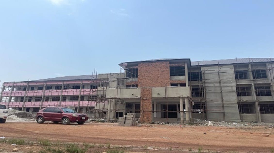Construction of District Assembly Office at Ajumako