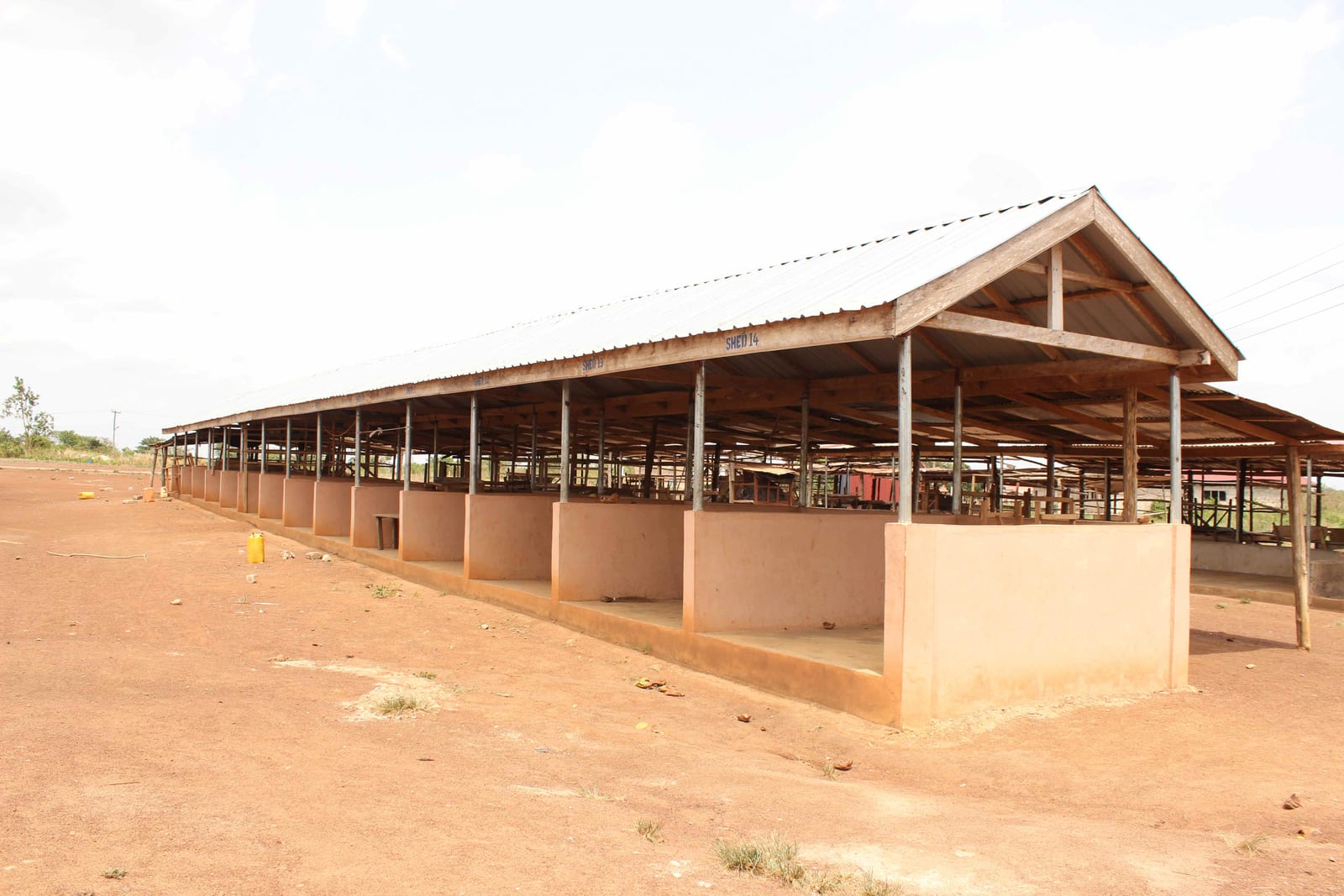 Construction of 1No. 14 Unit Shed B at Ave Dakpa