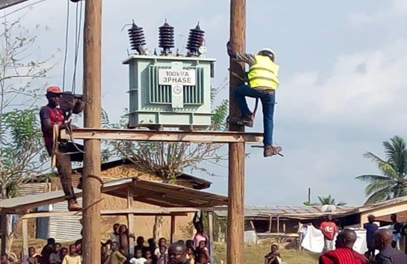 Extension of Electricity to 32 Communities in the district
