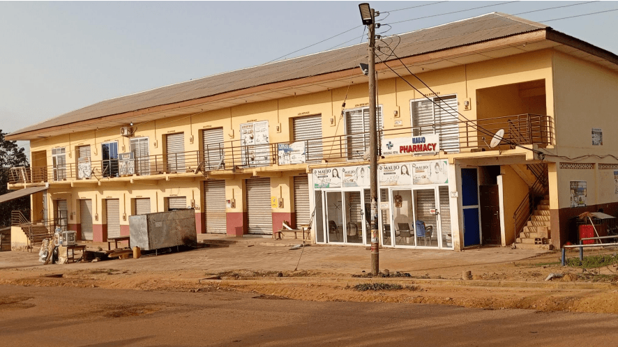 Construction of 2-Storey 40-Unit Lockable Stores at Akrofuom