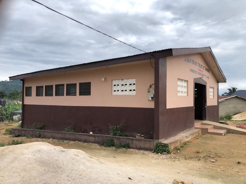 1No. 12-Seater Water Closet Toilet Facility at Wamase