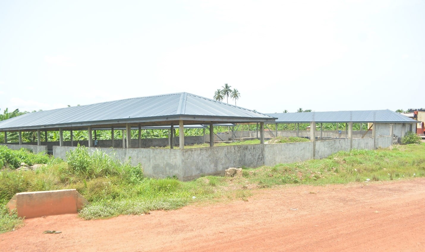 Construction of Community center at Etwereso
