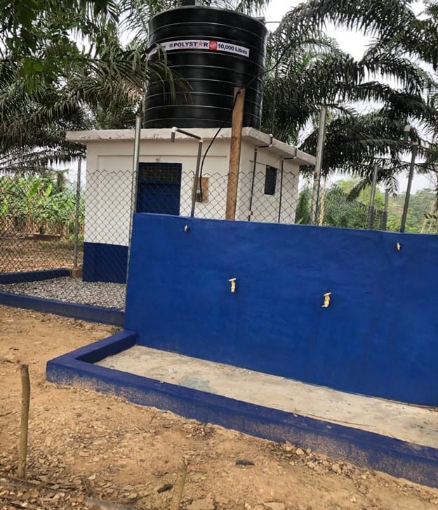 Construction of Mechanized water system at Ayirebi health center