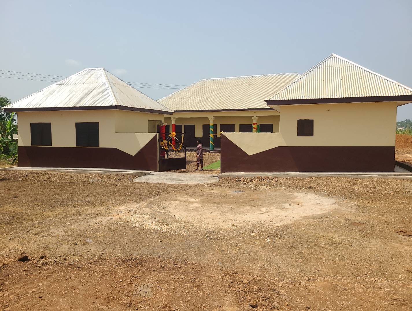 Construction of 2-Unit KG Block with Office, Storeroom and 2-Seater W/C Toilet Facility at Mim-Domi