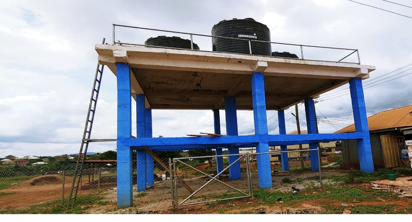 Small Town Water System with 8 Standpipes at Pakyi No.1