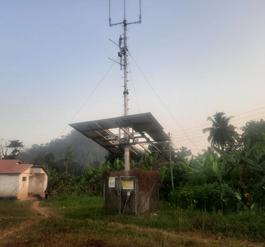 Installation of Telecommunication Mast at Gyadam