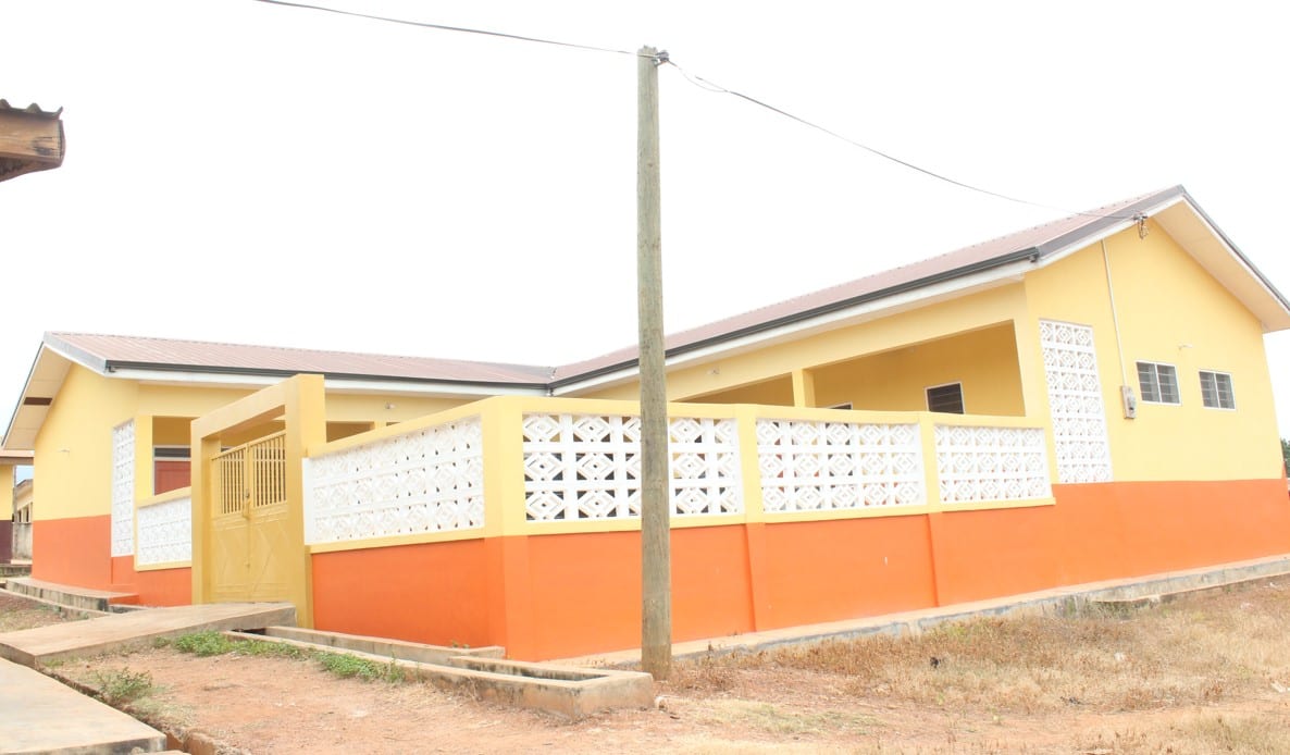 2-Unit Modern KG Classroom Block with Social Amenities at Juaso M/A School