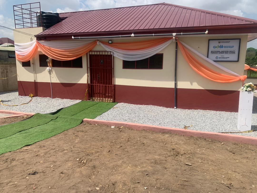 Construction of 15-Seater Institutional Sanitation Facilities at Parkoso SHS
