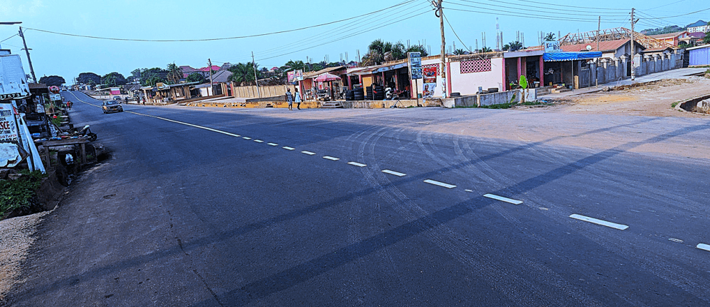Asphalt Overlay on Gyinyase (High School) - Kyirapatre Estate Road (1.2Km)