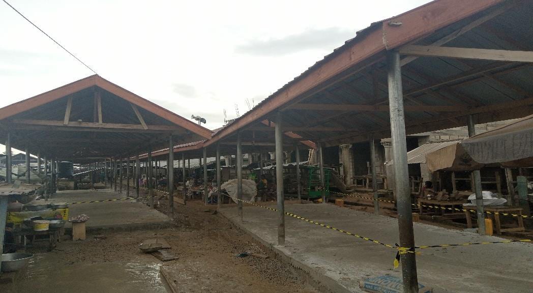 Construction of Market Shed with 18m 'U' Drain at Town Market