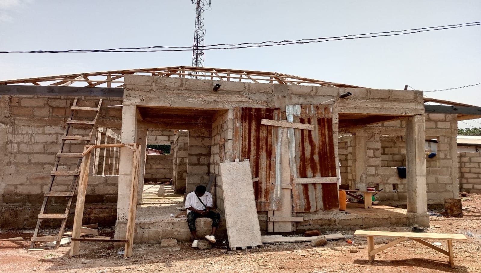 Construction of 14-Seater Water Closet Toilet at Goaso Market