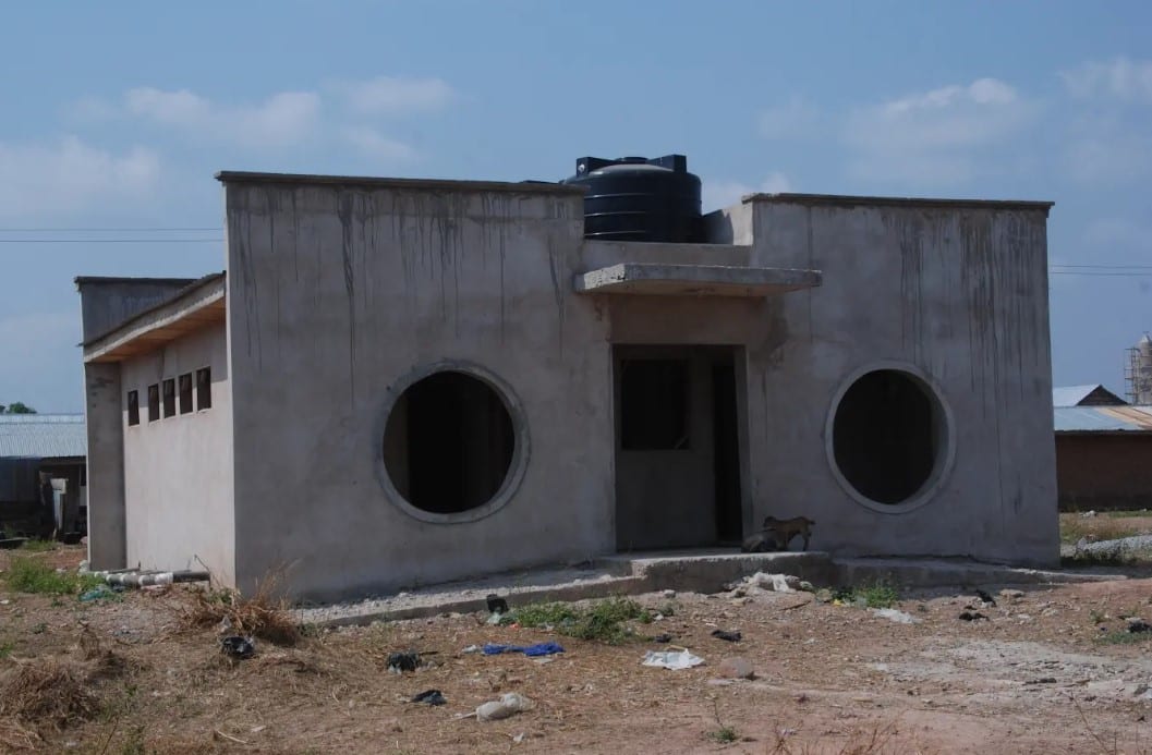 10-Seater Water Closet Toilet Facility at New Kokrompe