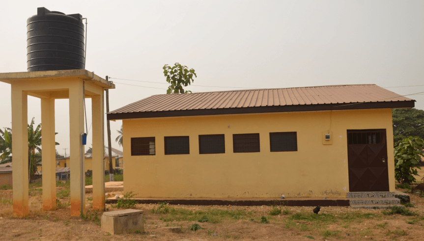 Construction of 1No. 10-Seater W/C Toilet at Kwabeng Presby Jhs