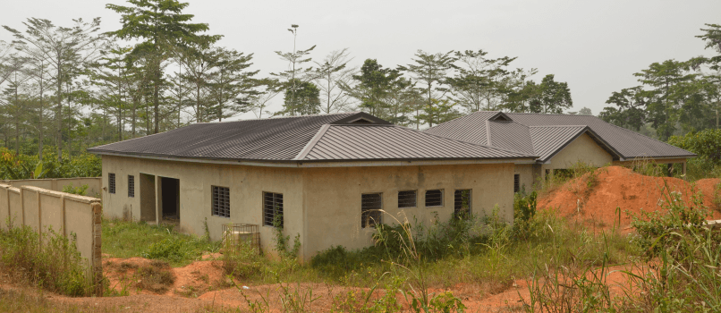 Construction of CHPS Compound at Gyamase