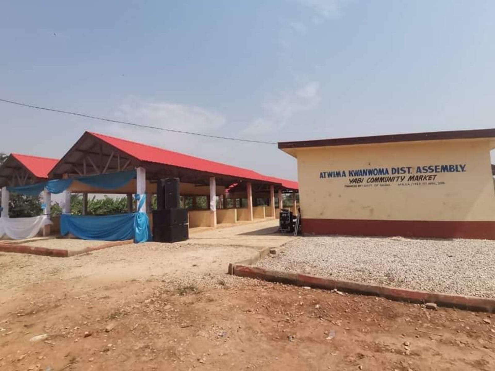 Construction of Market at Yabi