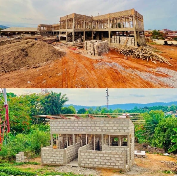 1-Storey 12-Unit Classroom Block with 6-Seater W/C Toilet with Mechanized Borehole at Nyinahin Salem School
