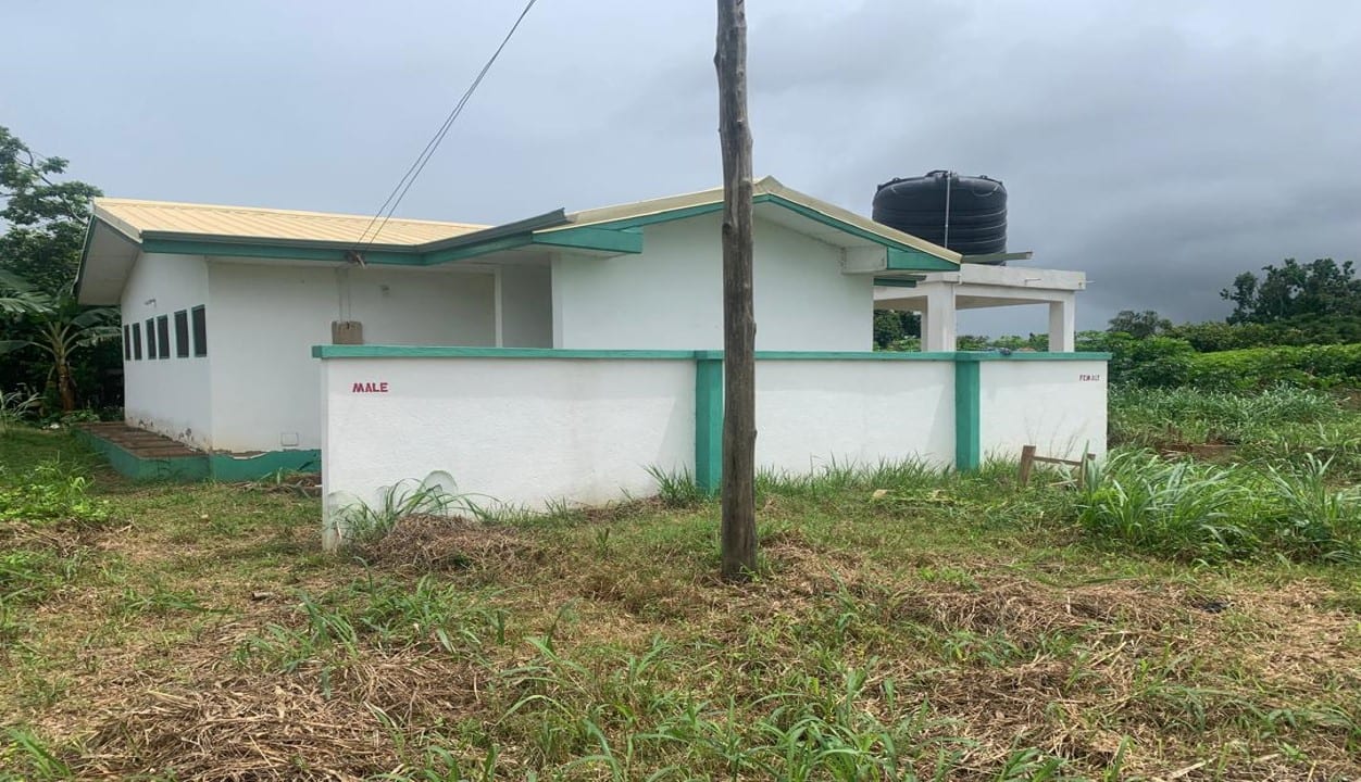 12-Seater W/C Toilet Block with Ancillary Facilities at Nkawie SHS