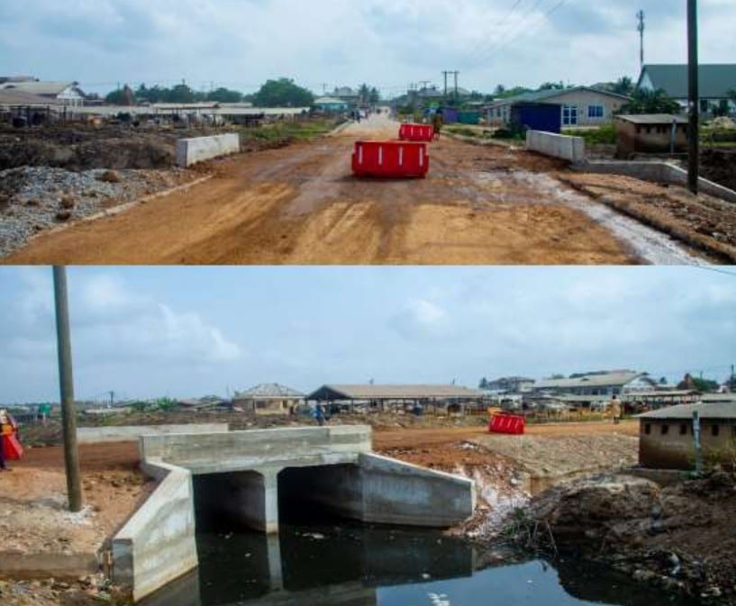 Construction of Tripple 3.0x2.5M Box Culvert on Hfc Road