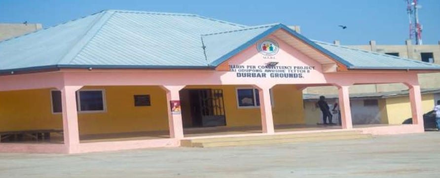 Construction of Durbar Grounds at ofaakor