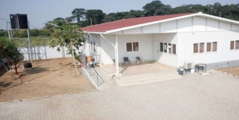 Construction of Electoral Commission office at Awushie Tetteh, Jei River