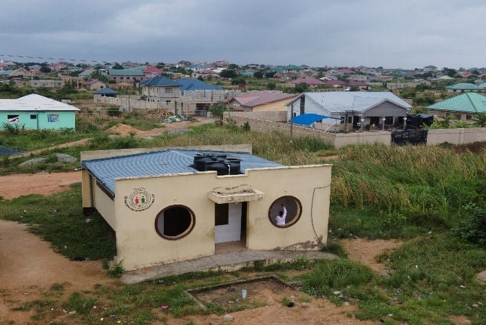 10–Seater Community/Institutional Water Closet Toilet Facility at Amuzukope