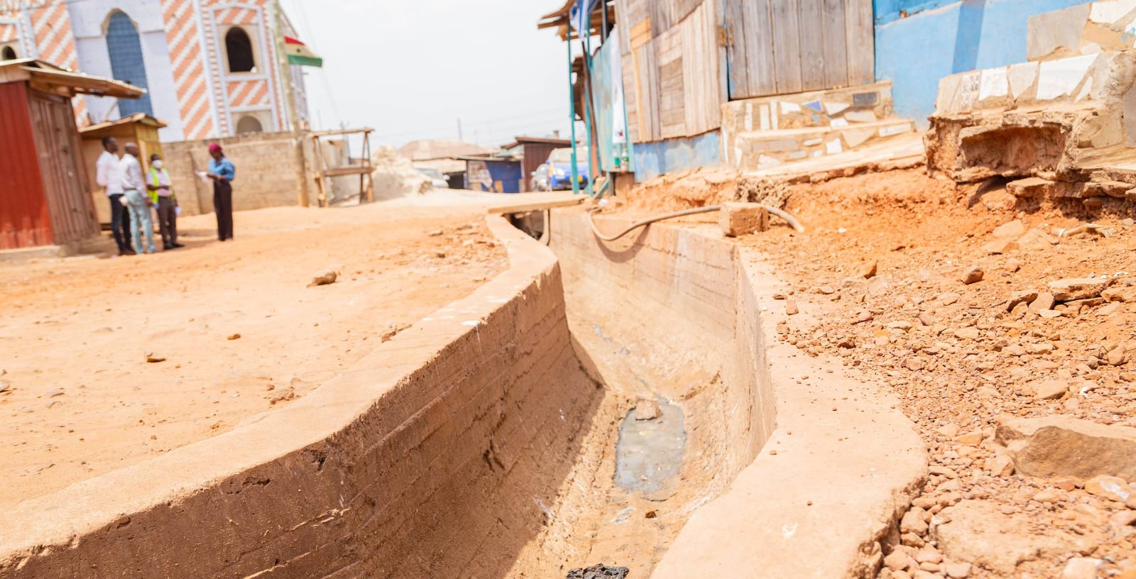 Construction of 0.60M U-Drain at Ayidiki Raaco School to New Heaven School