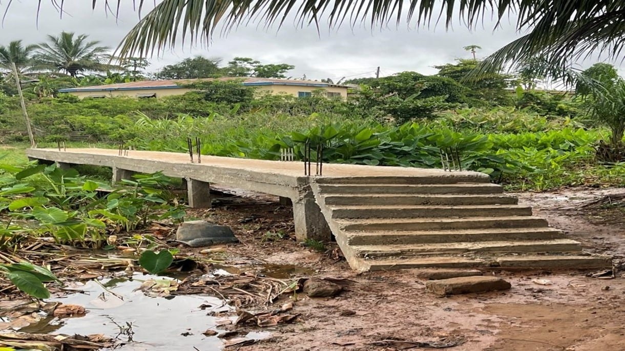 Construction of Footbridge at Nampansa