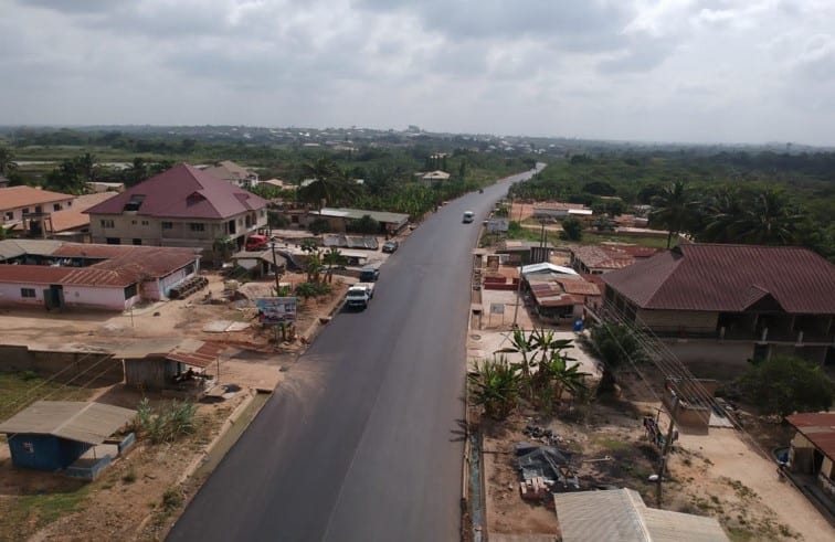Asphalt Overlayed at Awiankwanta -Bogyawe Road