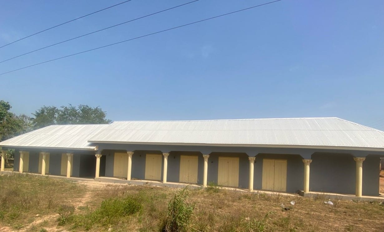 Construction of Kente Weaving Stores at Kwamang