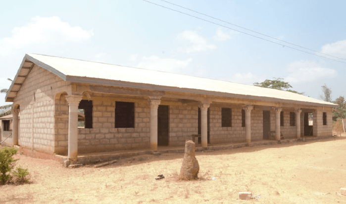 Construction of 1No. 3-unit classroom block at Kyereyawkrom