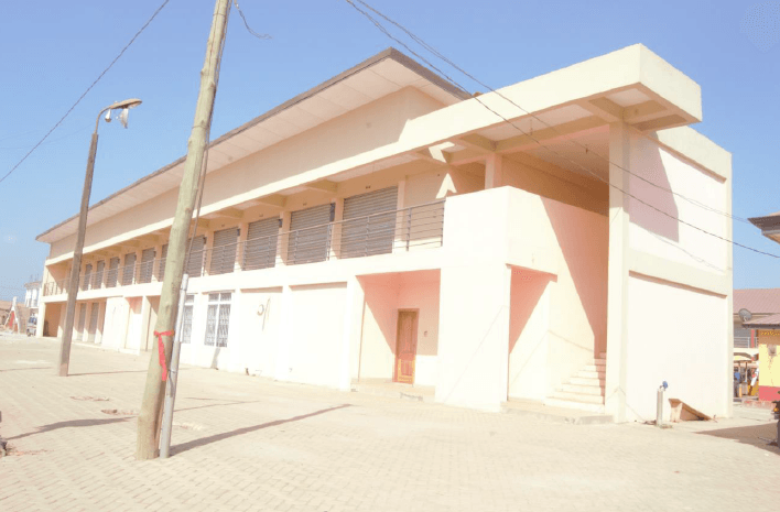 2 Storey 40-Unit Stores, Banking Hall and Auxiliary Facilities at Berekum