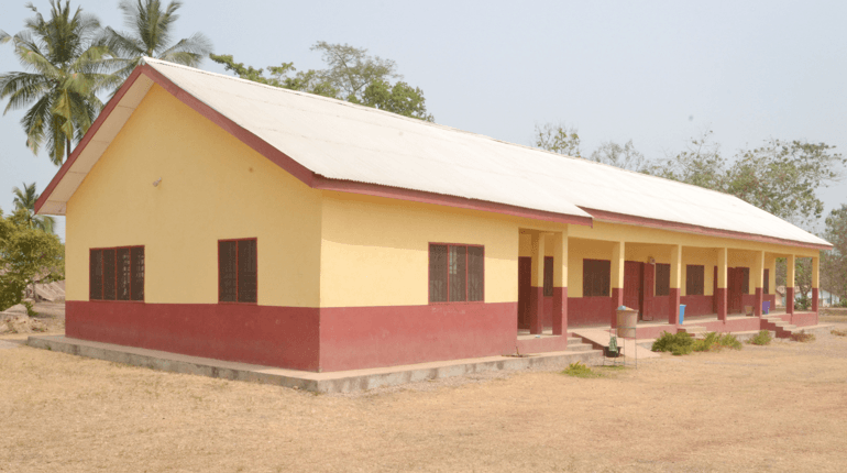 3-Unit Classroom Block with Urinal and KVIP at Fetentaa Methodist Basic School