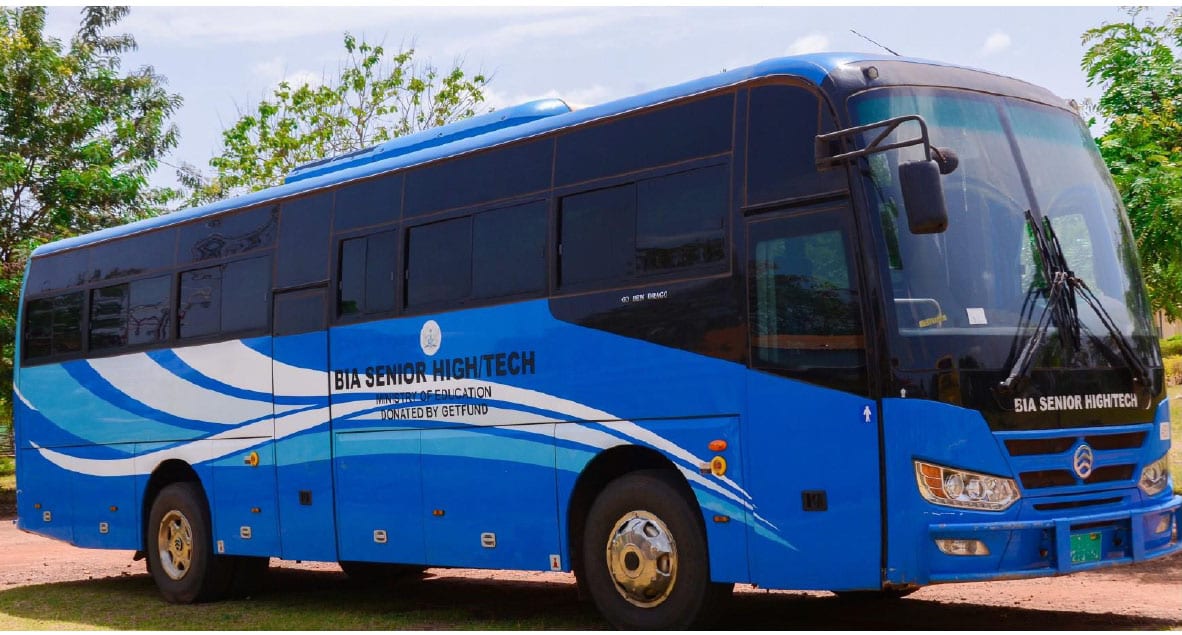 Presentation of Brand New Bus At Bia SHS