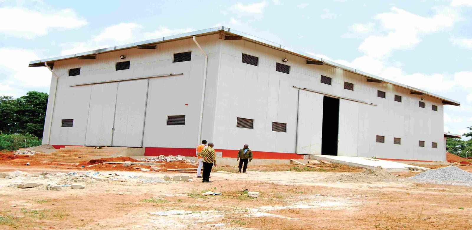 Construction of Warehouse at Sefwi Debiso Essam (1D1W)