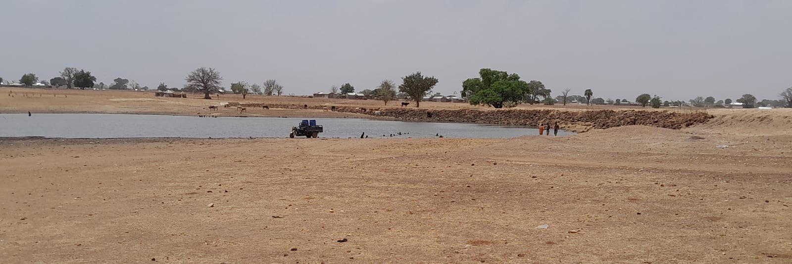 Construction of Small Earth Dam at Atuba