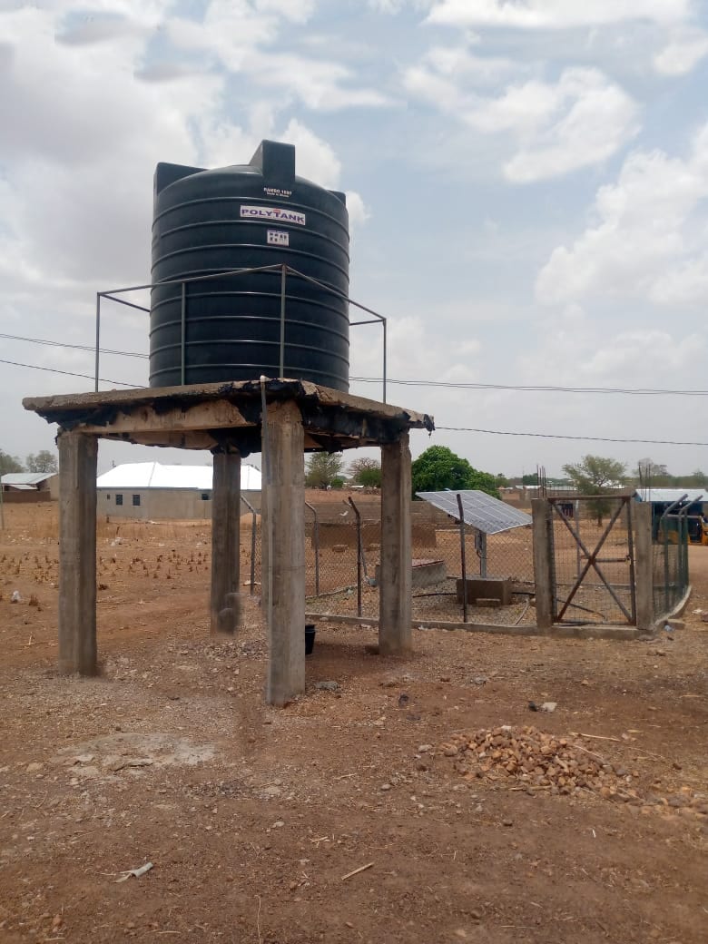 Construction of Mechanized Solar Powered Water System at Kpalugu