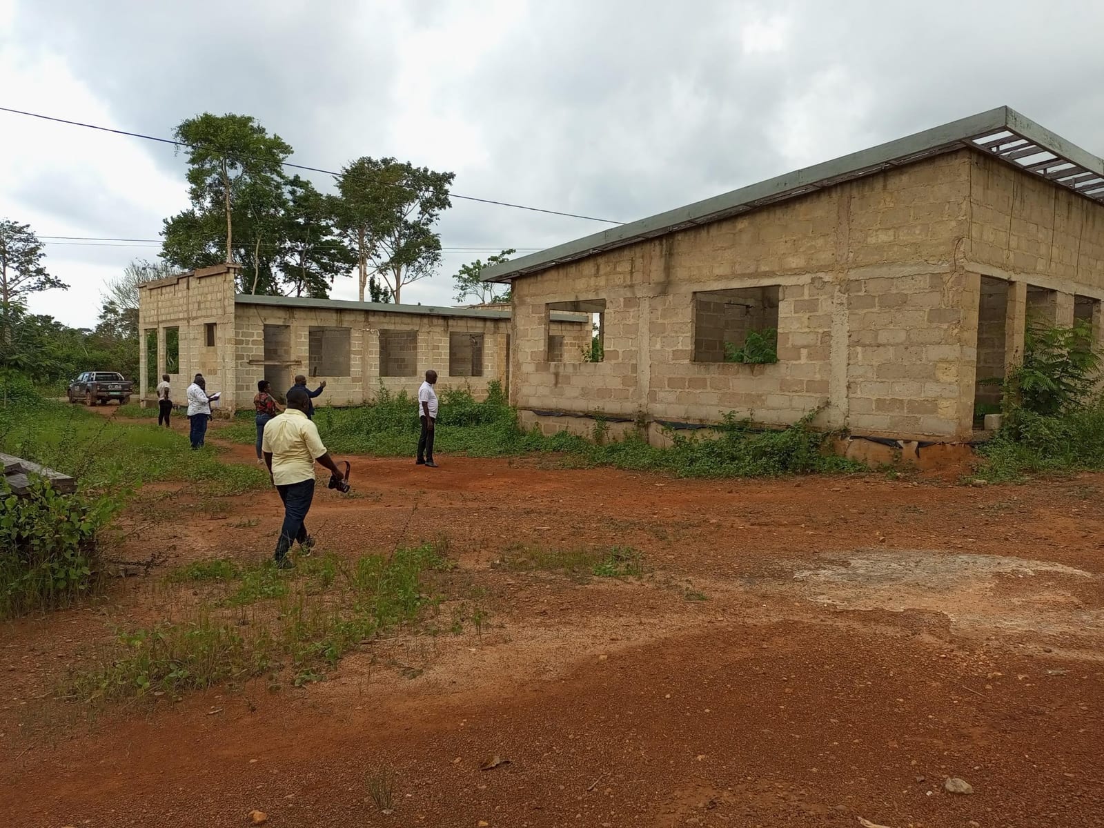 Construction of CHPS compound at Kama