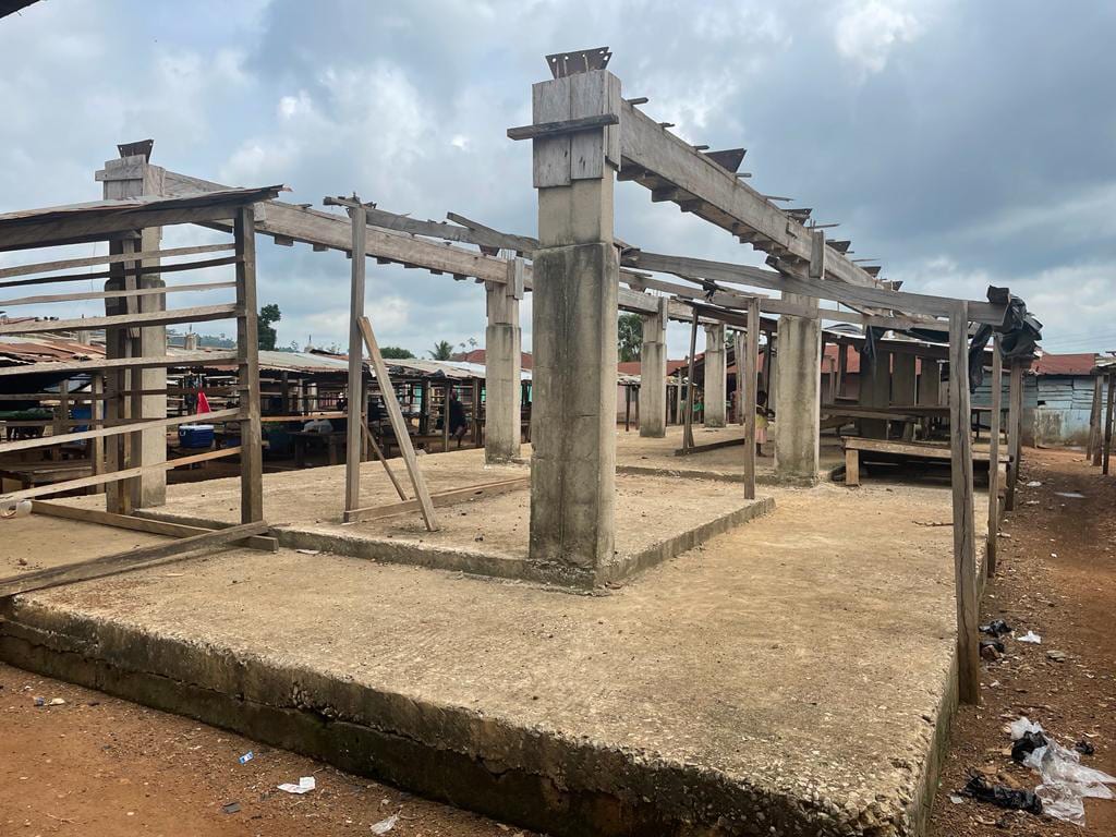 Construction of 1No. 40 Units Market Stalls, Store Rooms and External Works