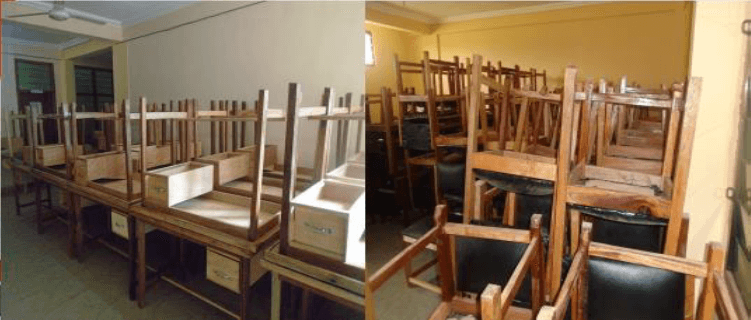 Supply of 150No. Writing Desks and 150No. Chairs For Teachers