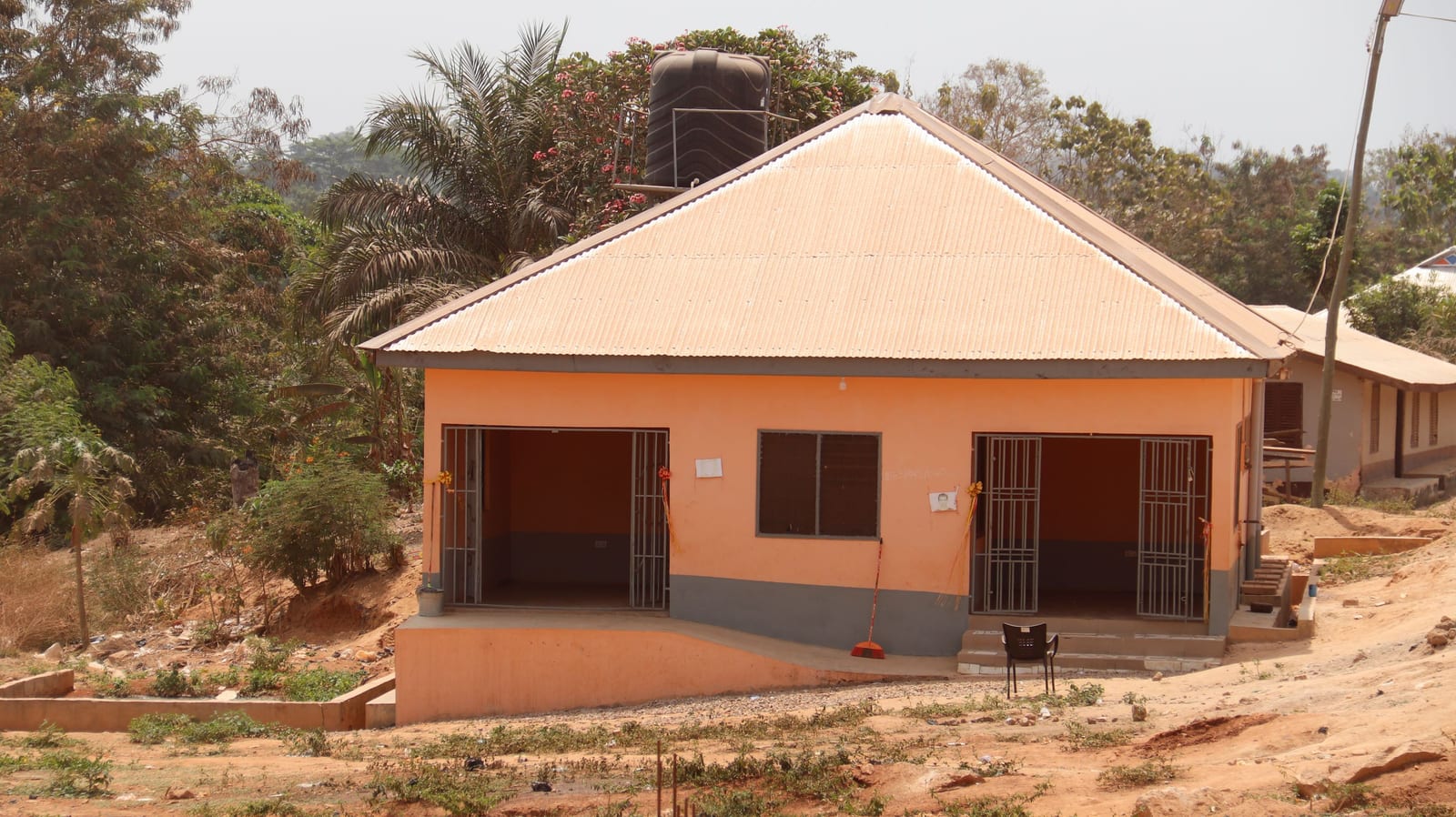 Construction of 1No. 12 seater WC toilet with Mechanized borehole at Kuntanase