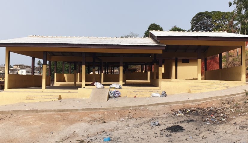 Construction of Market Stalls at Ntsin